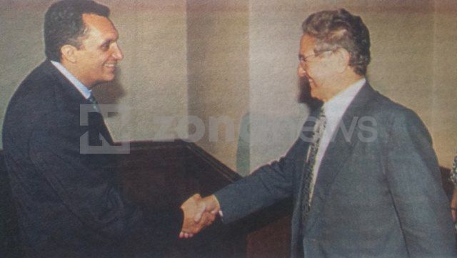 Костов и Сорос през 1997 г.